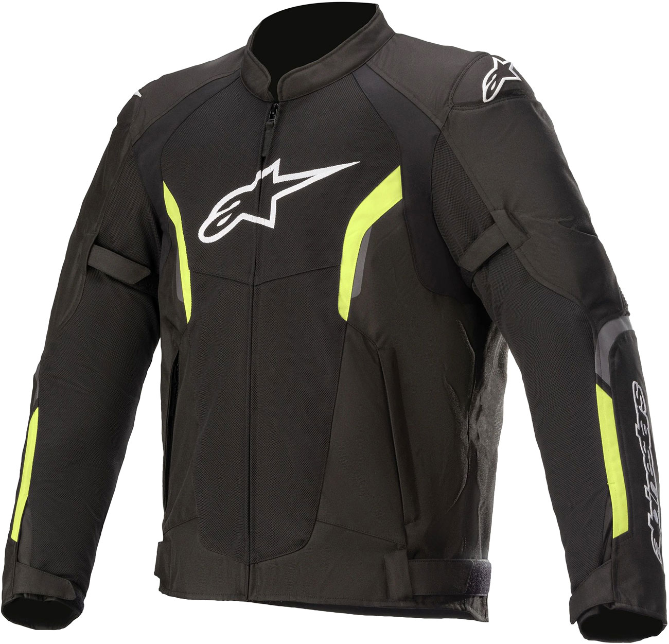 Blouson Alpinestars Ast V2 Air Noir Jaune Fluo -- Blouson Moto ALPINESTARS
