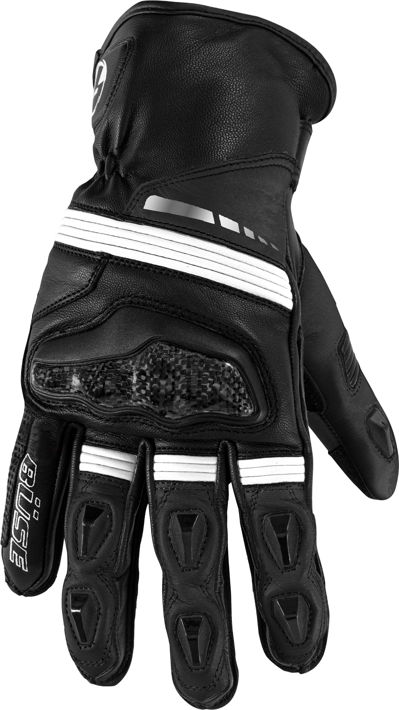 Büse Escape, gloves , color: Black/White , size: 14