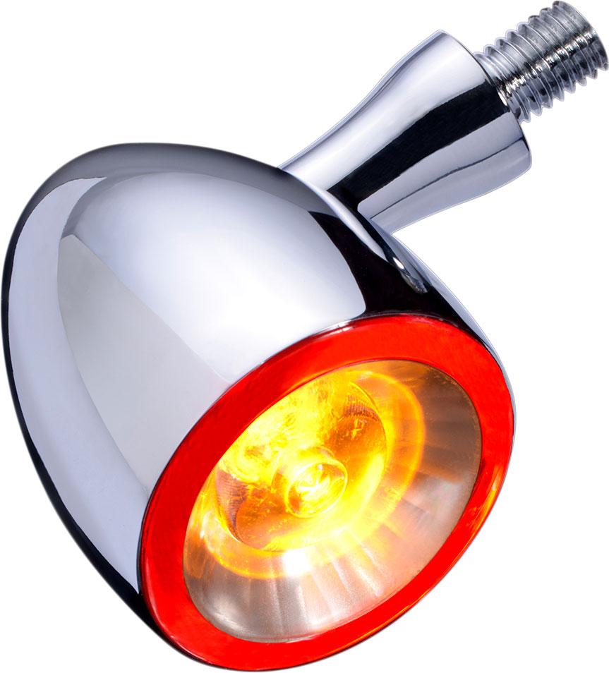 Kellermann Arrière, feu de frein, unité de signal de virage Bullet 1000 DF chrome, argent pour Hommes