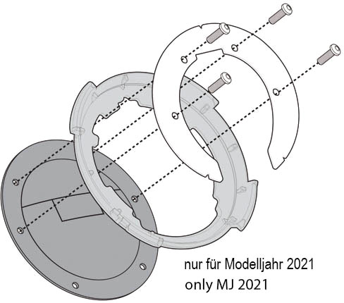 Givi BF Adapter, Tanklock mount-image-us-11088023-001