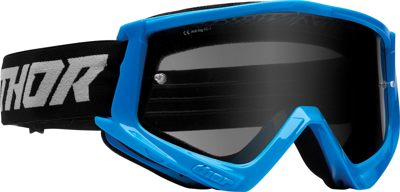 Thor Combat Sand Racer Lunettes de motocross, bleu