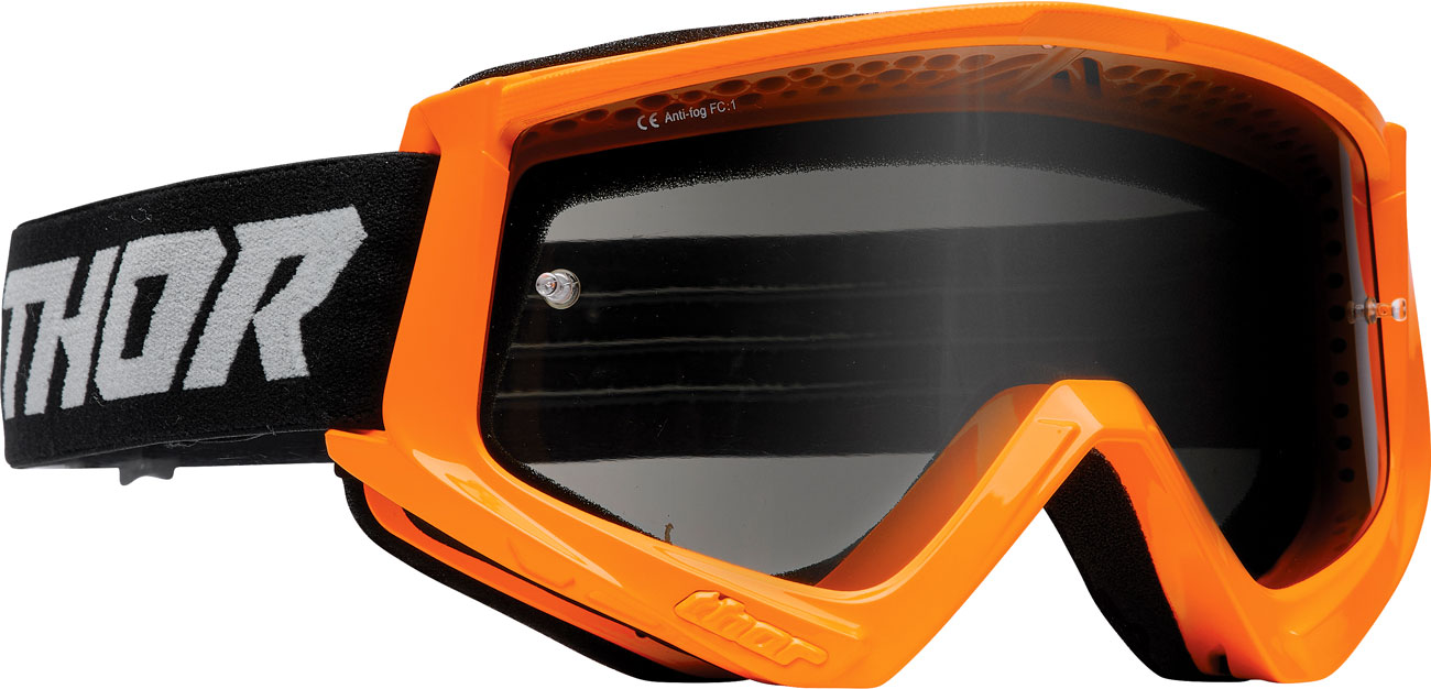 Thor Combat Sand Racer Lunettes de motocross, gris-orange
