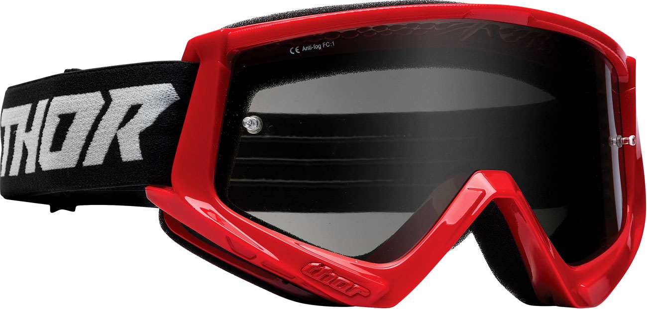 Thor Combat Sand Racer Lunettes de motocross, rouge