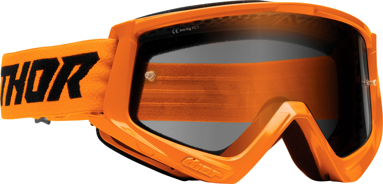 Thor Combat Sand Racer Lunettes de motocross, noir-orange