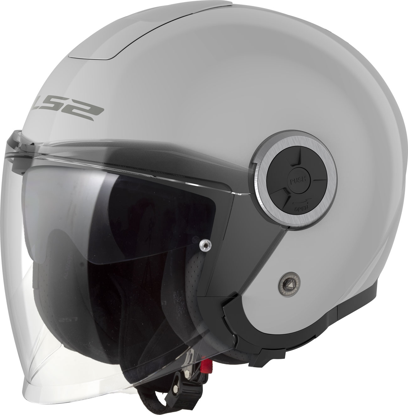 Casque LS2 OF620 Classy Solid Gris Perle - Casque Jet LS2