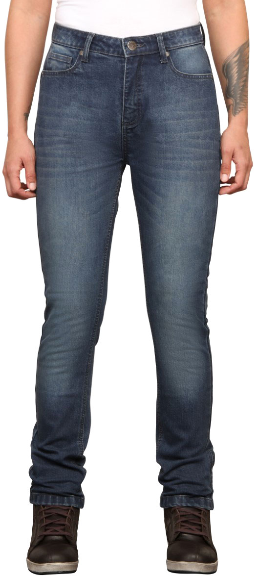 Modeka Lunella Mono, Jeans pour femmes , couleur: Bleu Foncé , taille: 38 — bleu