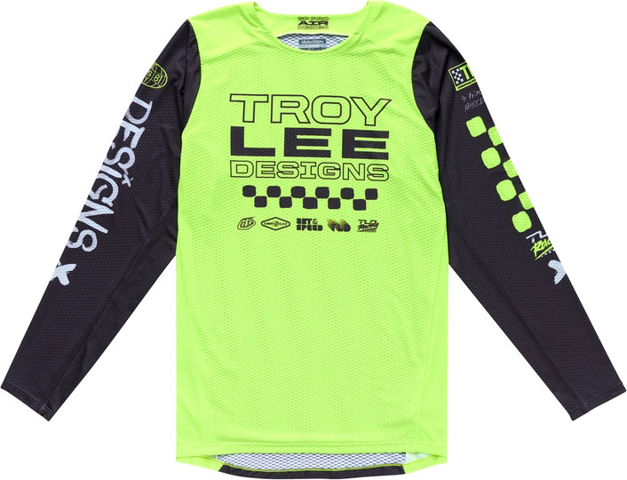 Troy Lee Designs GP Pro Air Standard, Trikot - Neon-Gelb/Schwarz - XXL