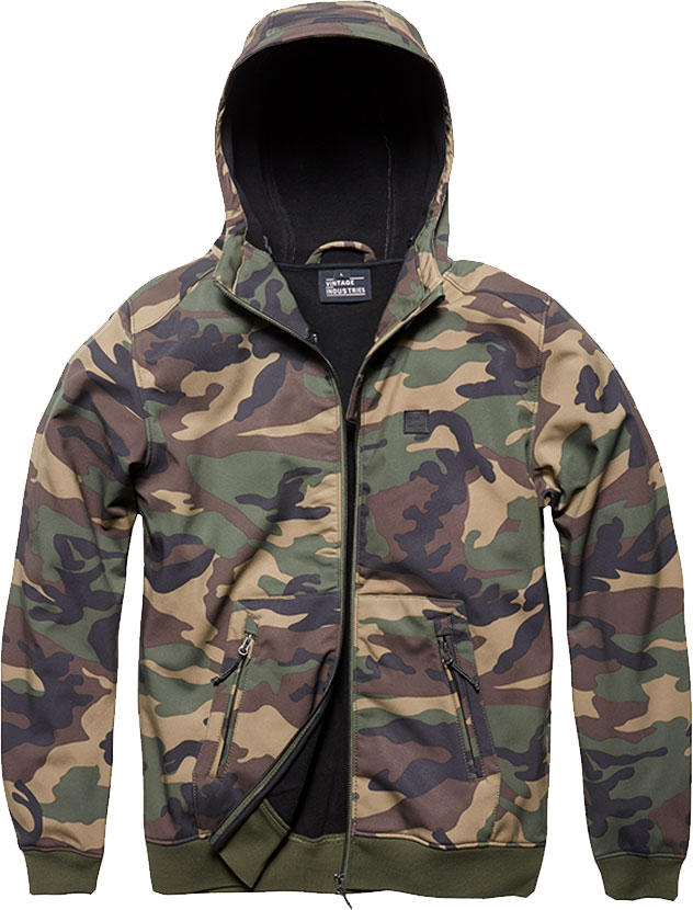Vintage Industries Ashore Camo, veste textile imperméable