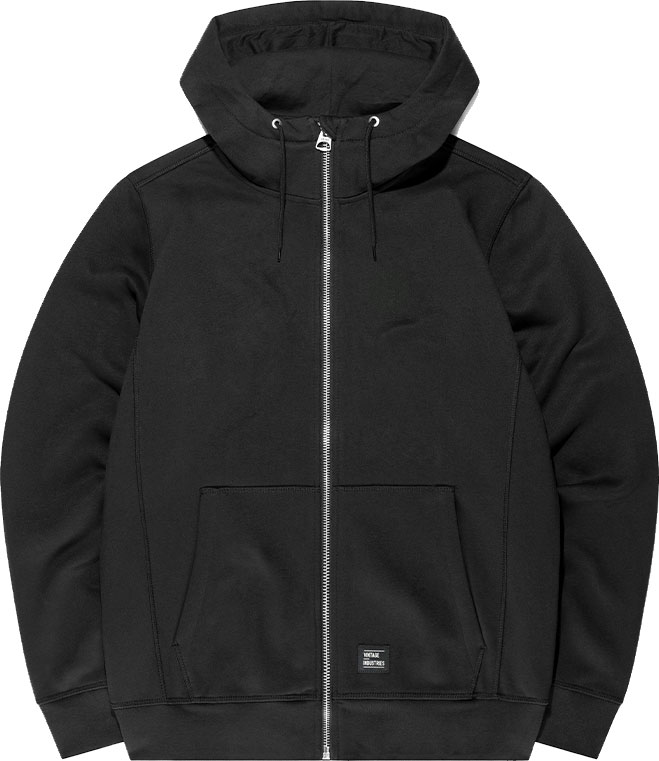 Vintage Industries Basing, sweat à capuche zippé