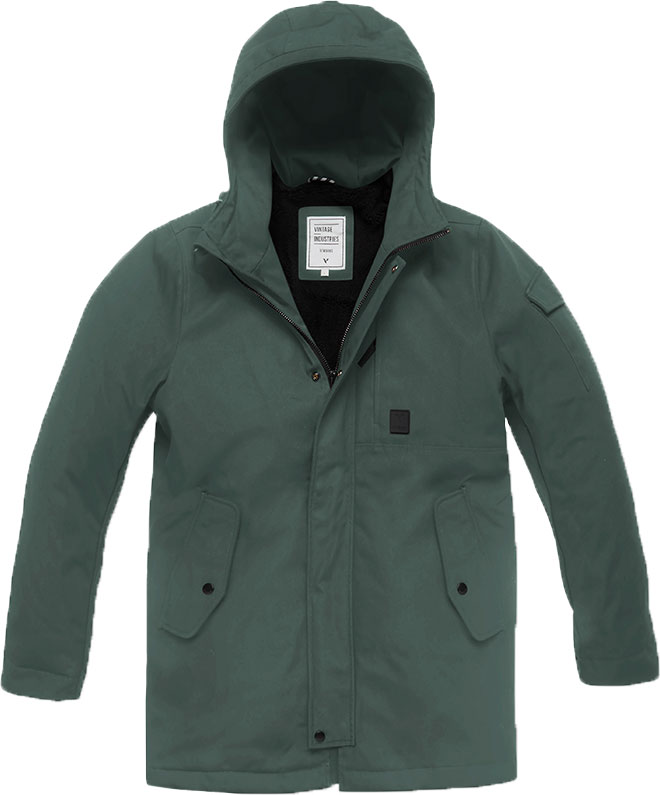 Vintage Industries Gus Parka, veste textile imperméable