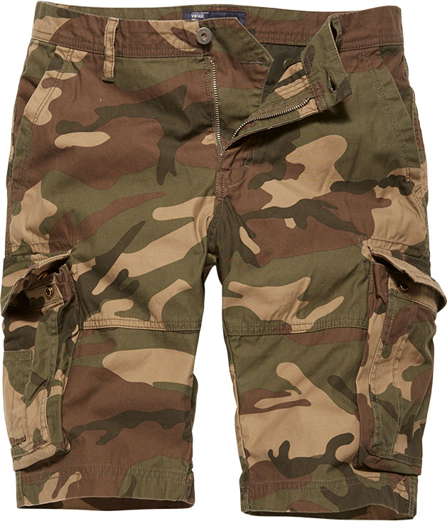 Vintage Industries Rowing Camo, short cargo