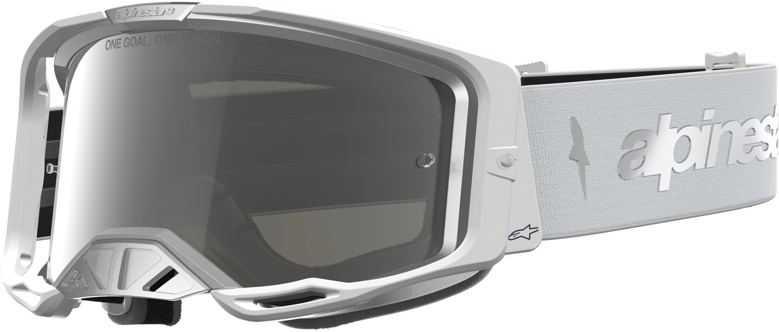 Alpinestars Vision 8 Amber, Crossbrille verspiegelt