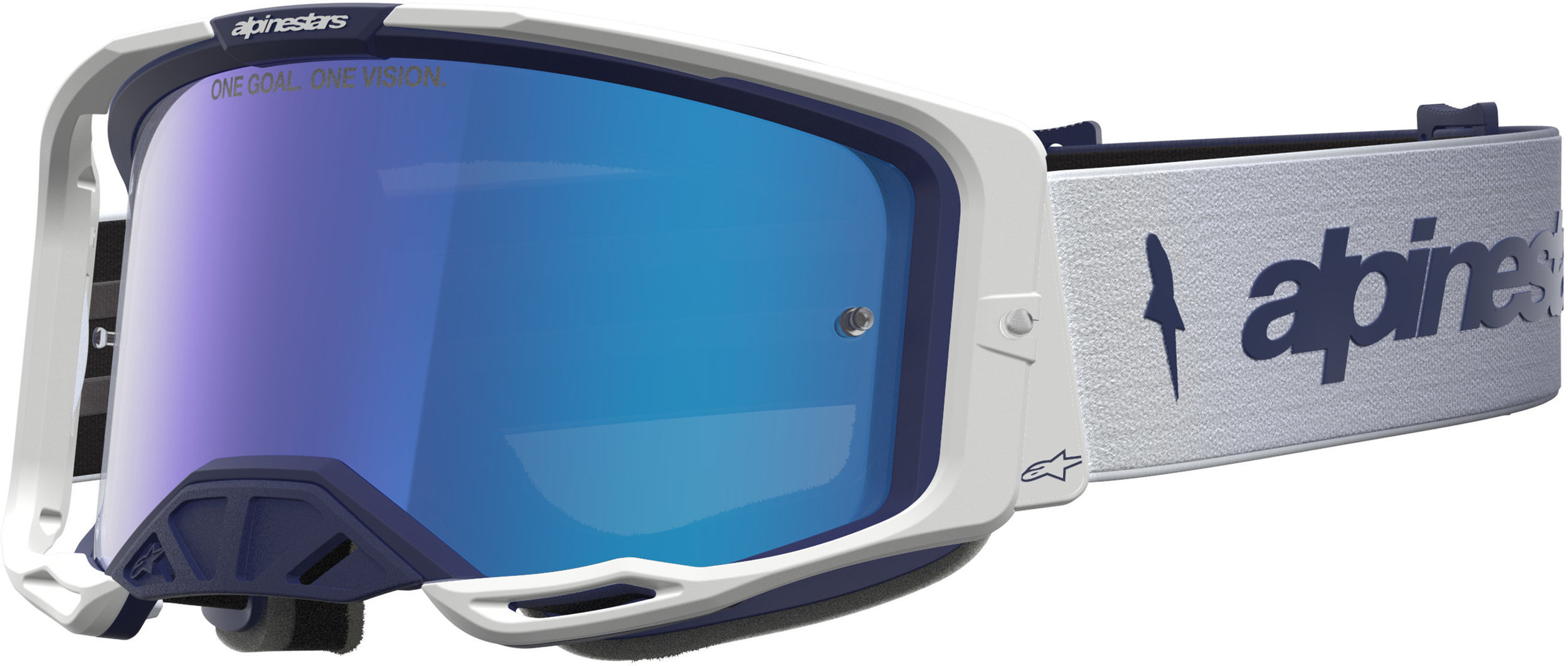 Alpinestars Vision 8 Amber, Crossbrille verspiegelt