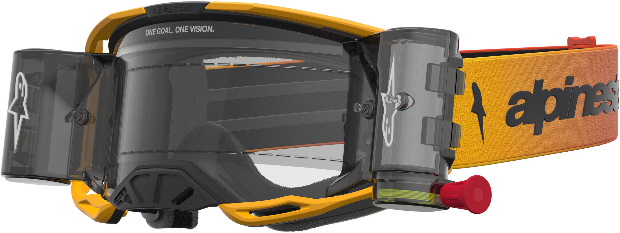 Alpinestars Vision 8 Amber Roll-Off, Crossbrille