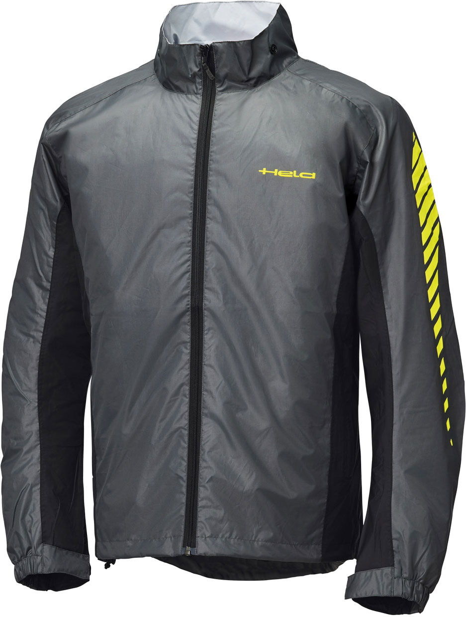 Held Wet Tour 2, rain jacket , color: Grey/Black/Neon-Yellow , size: 3XL-image-us-11089387-001