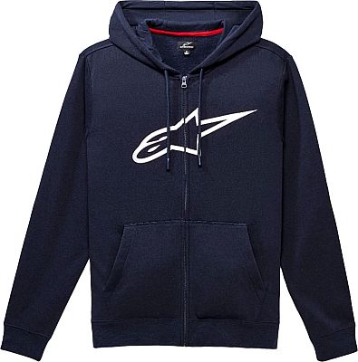 Alpinestars Ageless Zip V3, Kapuzenjacke - Dunkelblau/Weiß - S