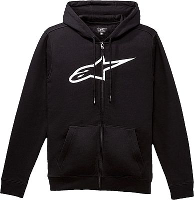 Alpinestars Ageless Zip V3, Kapuzenjacke - Schwarz/Weiß - S