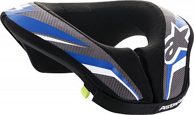Alpinestars Sequence, Nackenrolle Kinder - Schwarz/Dunkelgrau/Blau - S/M