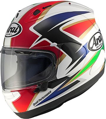 Arai RX-7V Evo Cadalora Rstyl, Integralhelm - Weiß/Grün/Rot/Blau - M