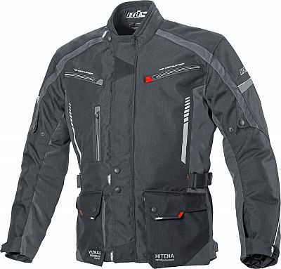 Büse Torino II, Textiljacke wasserdicht - Schwarz/Dunkelgrau - 4XL