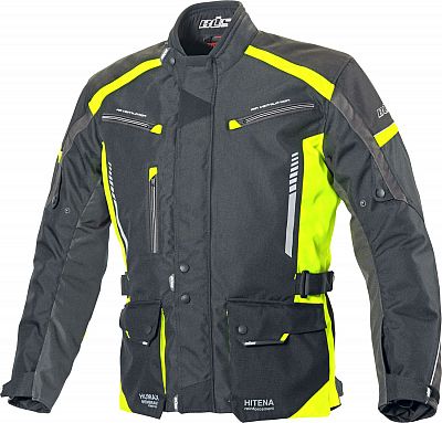 Büse Torino II, Textiljacke wasserdicht - Schwarz/Neon-Gelb - 28