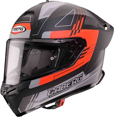 Caberg Roxter Colt, Integralhelm - Matt Schwarz/Grau/Neon-Orange - XS
