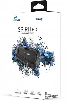 Cardo Spirit HD, Kommunikationssystem Doppelset - Schwarz