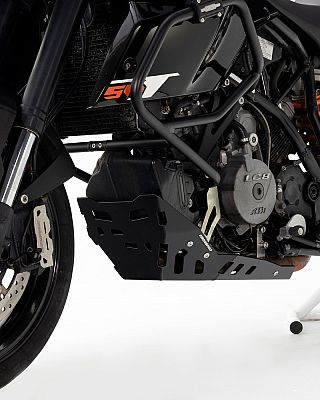 CrossPro Trail KTM 990 Supermoto T, Motorschutzplatte - Schwarz