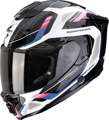 Scorpion EXO-1500 Air Sleek, Integralhelm - Schwarz/Weiß/Rosa/Blau - XS
