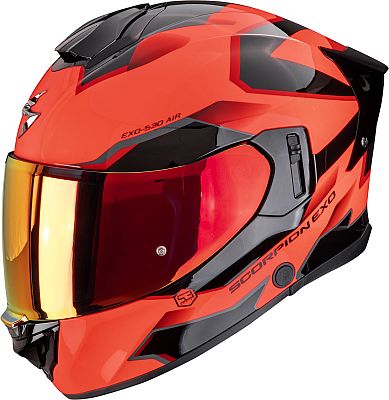 Scorpion EXO-530 Air Clip, Integralhelm - Rot/Schwarz - S