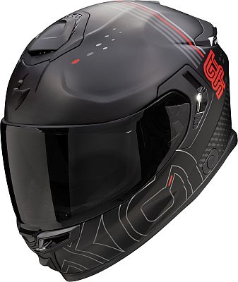 Scorpion EXO-GT SP Air Techlane, Integralhelm - Matt Schwarz/Grau/Rot - M