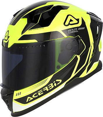 Acerbis X-Way, Integralhelm - Neon-Gelb/Schwarz - XS