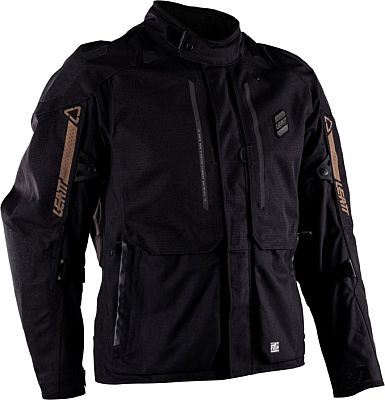 Leatt Adventure DriTour Short 5.5 V26, Textiljacke wasserdicht - Schwarz/Grau/Bronze - S