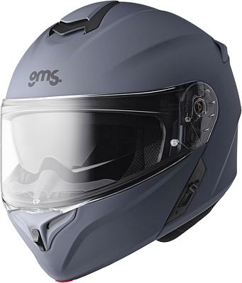 GMS-Moto Aperio, Klapphelm - Matt-Dunkelgrau - XS