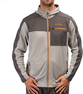 Klim Glacier Hoodie, Funktionsjacke - Hellgrau/Dunkelgrau - M