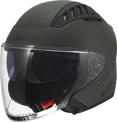 LS2 OF600 Copter II Solid, Jethelm - Matt-Dunkelgrün - XS