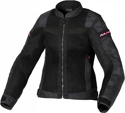 Macna Velotura Camo, Textiljacke Damen - Schwarz/Grau - M