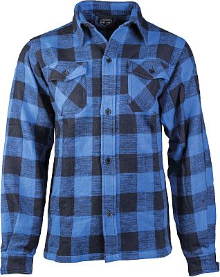 Mil-Tec Holzfäller II, Hemd/Textiljacke - Schwarz/Blau - S