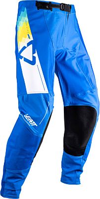 Leatt 4.5 V26 Pixel, Textilhose - Blau/Weiß/Neon-Gelb/Türkis - M