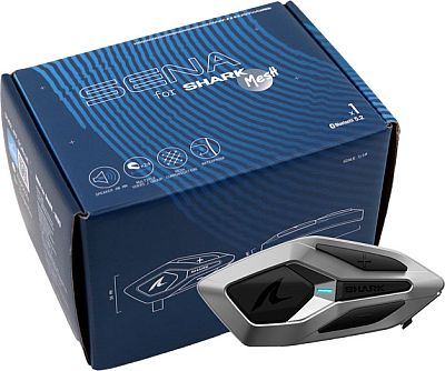 Shark Sena Mesh MWS, Kommunikationssystem - Grau/Schwarz