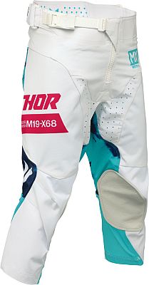 Thor Launchmode Bleach, Textilhose Jugend - Weiß/Türkis/Dunkelblau - 24