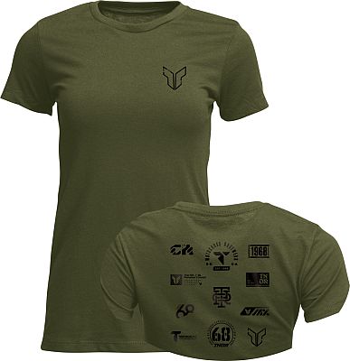 Thor Patched Up, T-Shirt Damen - Grün/Schwarz - XL