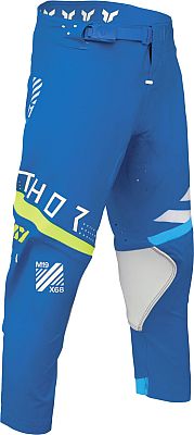 Thor Sportmode Synth, Textilhose Jugend - Blau/Neon-Gelb/Hellblau/Weiß - 24