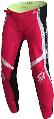 Troy Lee s SE Pro Stripes, Textilhose Jugend - Rot/Schwarz/Weiß - 28