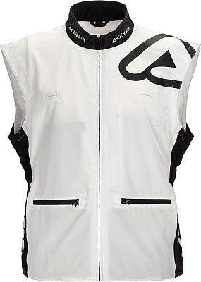 Acerbis X-Flex Rally 2.0, Textilweste - Weiß/Schwarz - M
