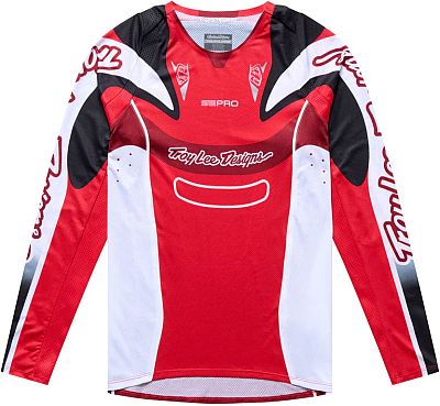 Troy Lee s SE Pro Salvo, Trikot Jugend - Rot/Schwarz/Weiß - XS
