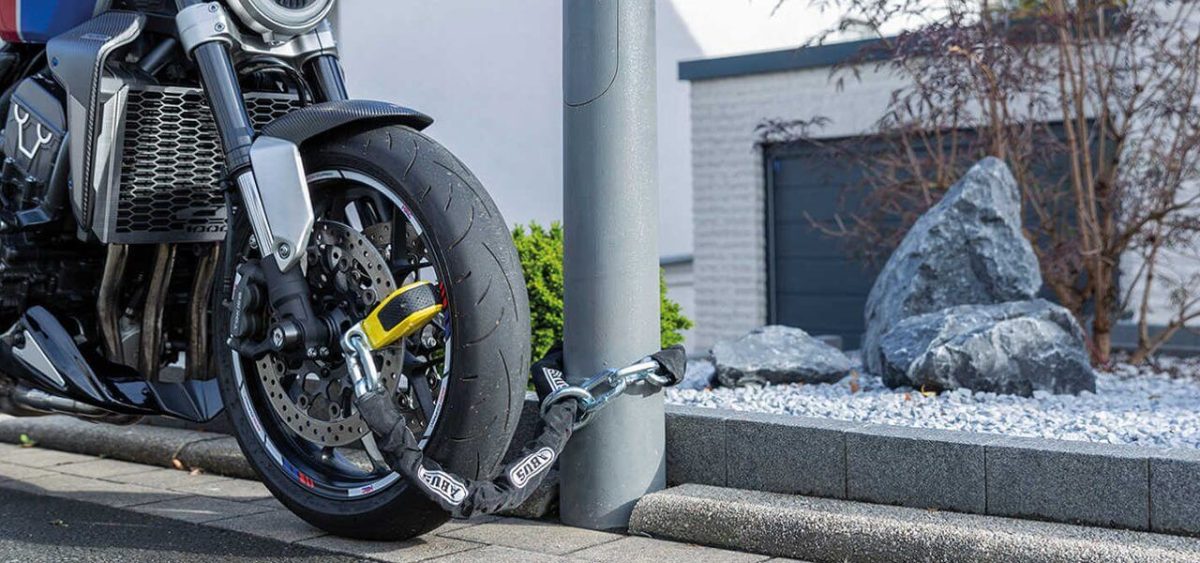 Motorrad Diebstahlsicherung ©Abus